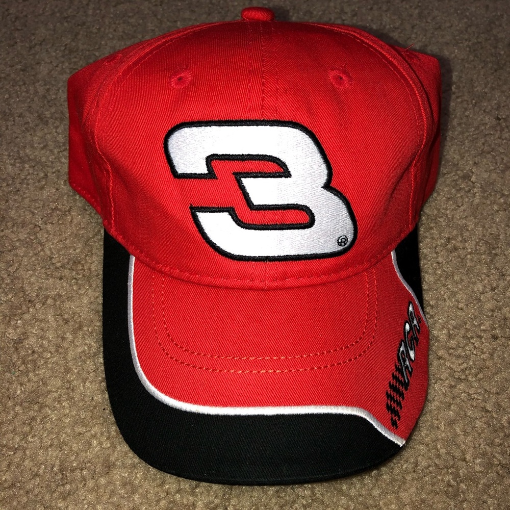 MENS. Dale Earnhardt Velcro strap NASCAR hat